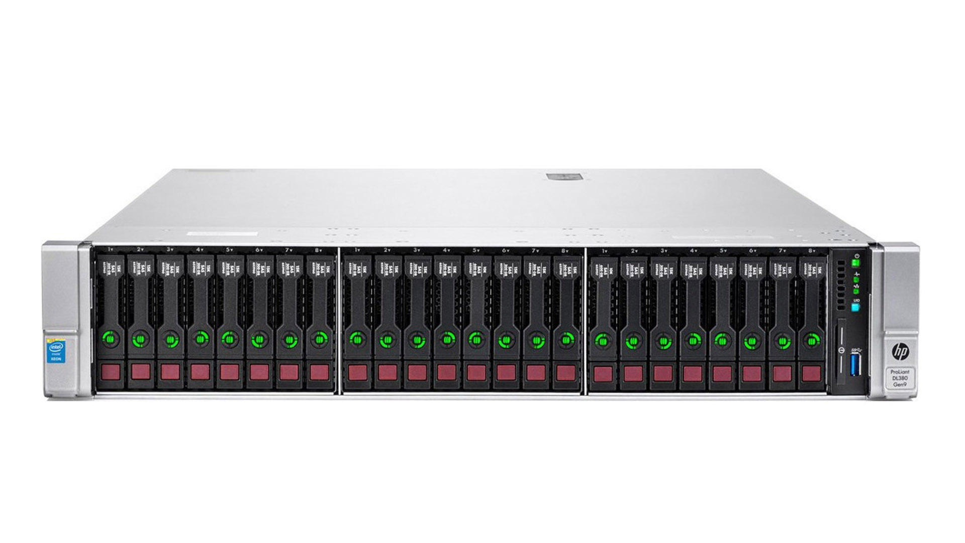 HP Proliant DL380 Gen9 24SFF 2xE5-2620v4 8-Core / 32Gb (2x16) DDR4-2400 / P840ar / 331i / 2x500W