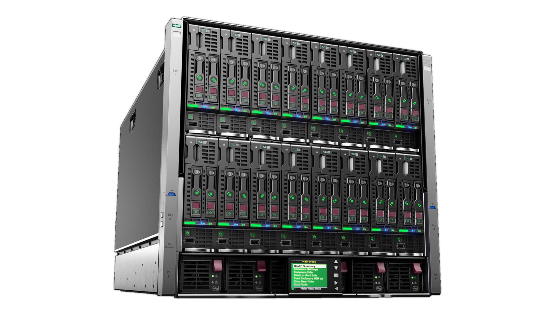 HPE BladeSystem c7000 G3 + 7xBL460 Gen9 (2хE5-2695v4 / 512Gb / 650FLR) + 2xVC FlexFabric-20 / 40