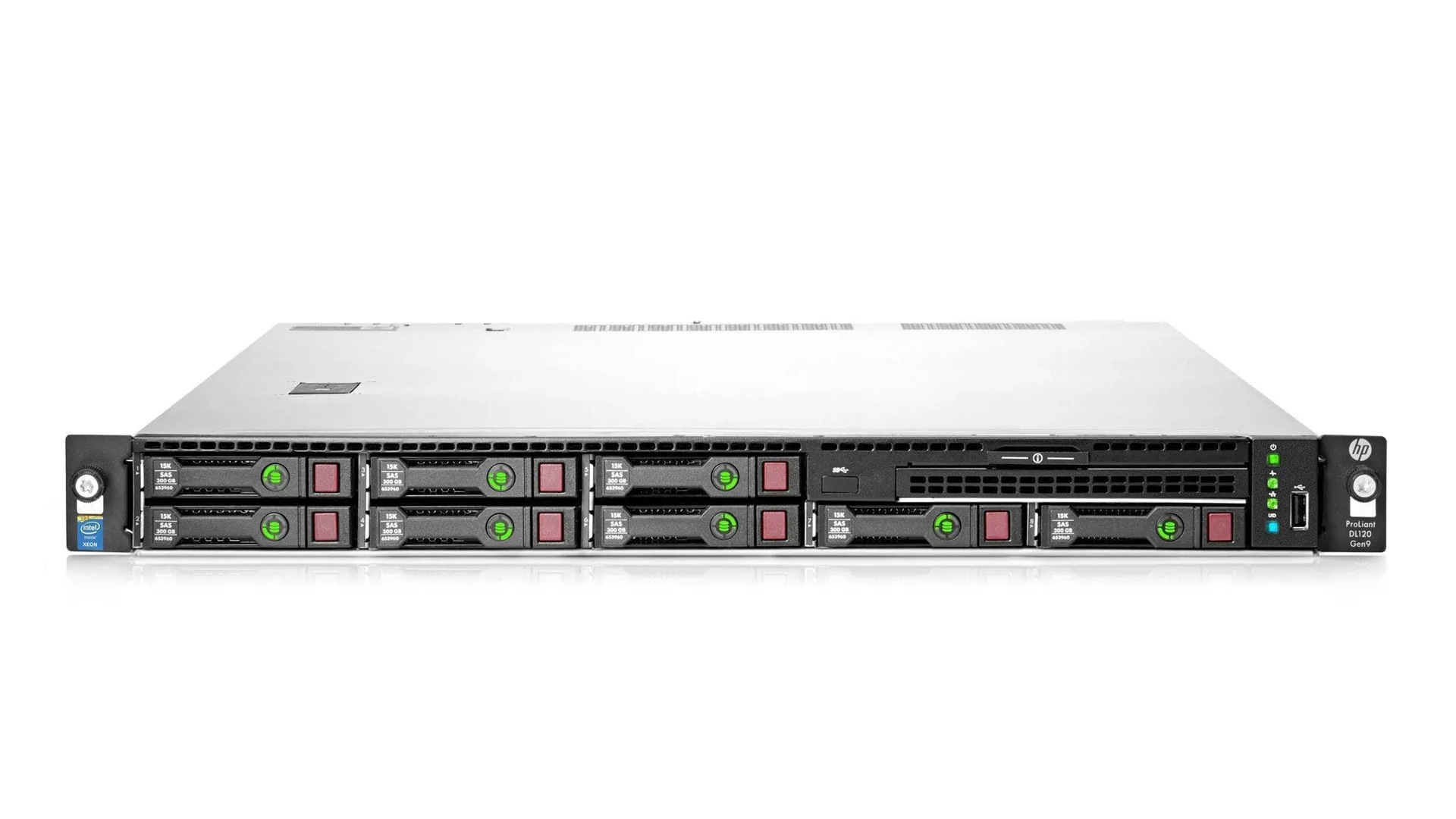 HP Proliant DL120 Gen9 8SFF E5-2699v4 22-Core / 256Gb (8x32) DDR4-2133 / B140i / 361i / 2x900W