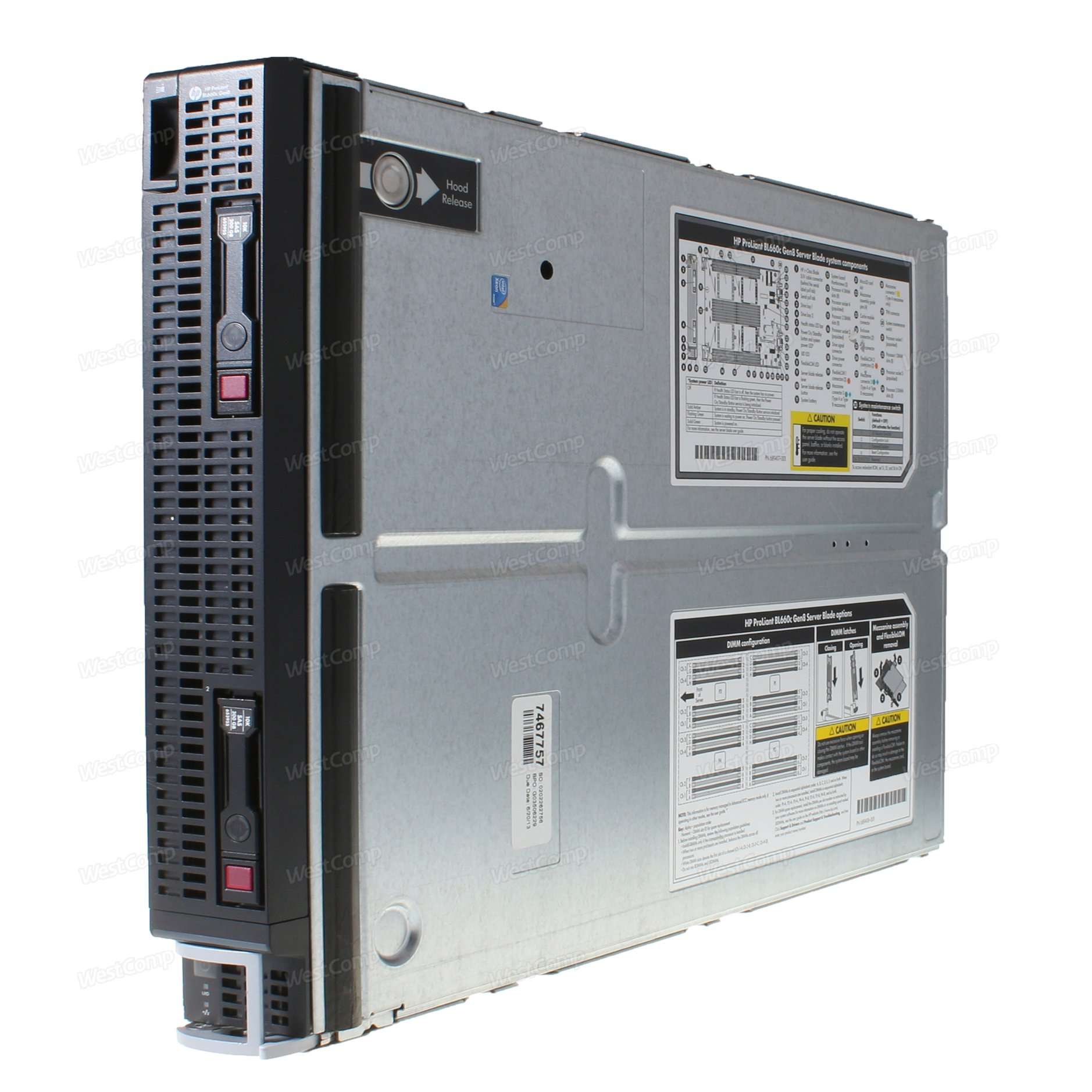 HP Proliant BL660с Gen8 4xXeon E5-4620v2 12-Core / 384Gb(12х32Gb) pc3-14900R / P220i