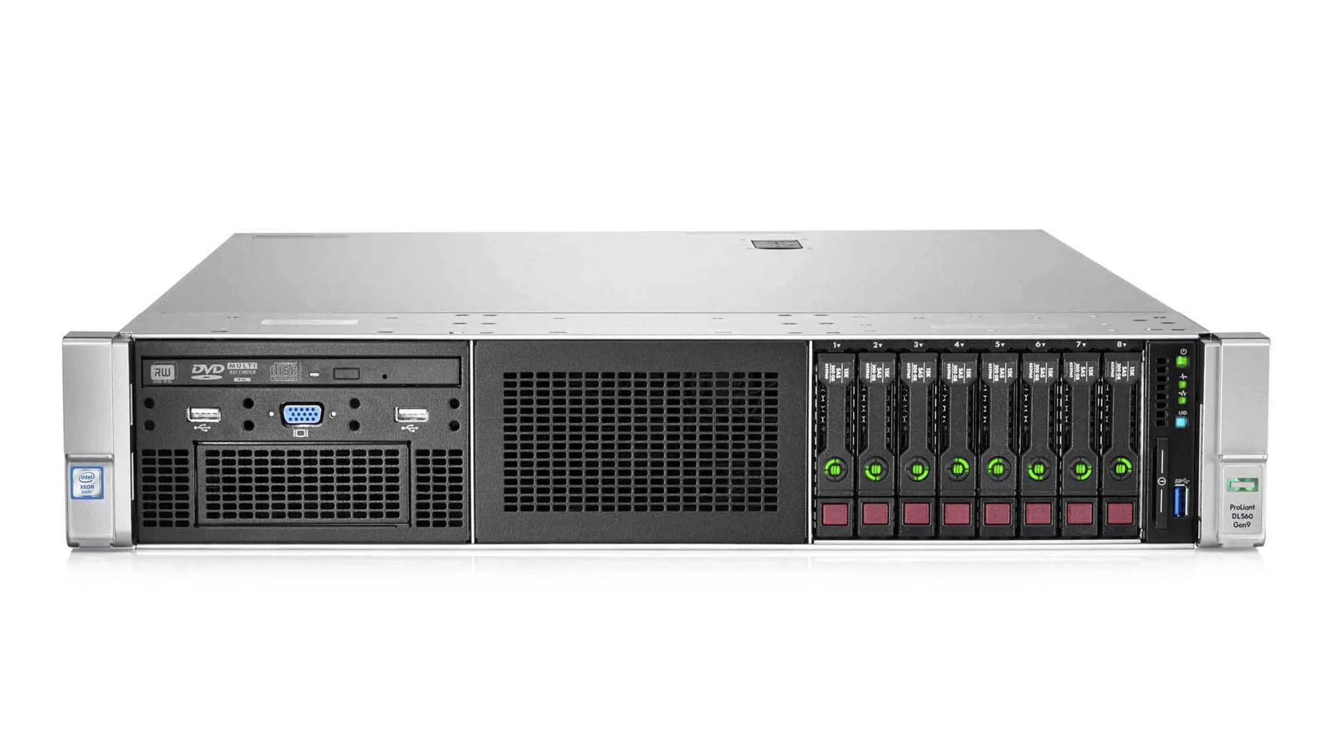 HPE Proliant DL560 Gen9 8SFF 4xE5-4620v4 10-Core / 128GB (4x32GB) DDR4-2400 / P440ar / 2GB / 331FLR / 2x1500W