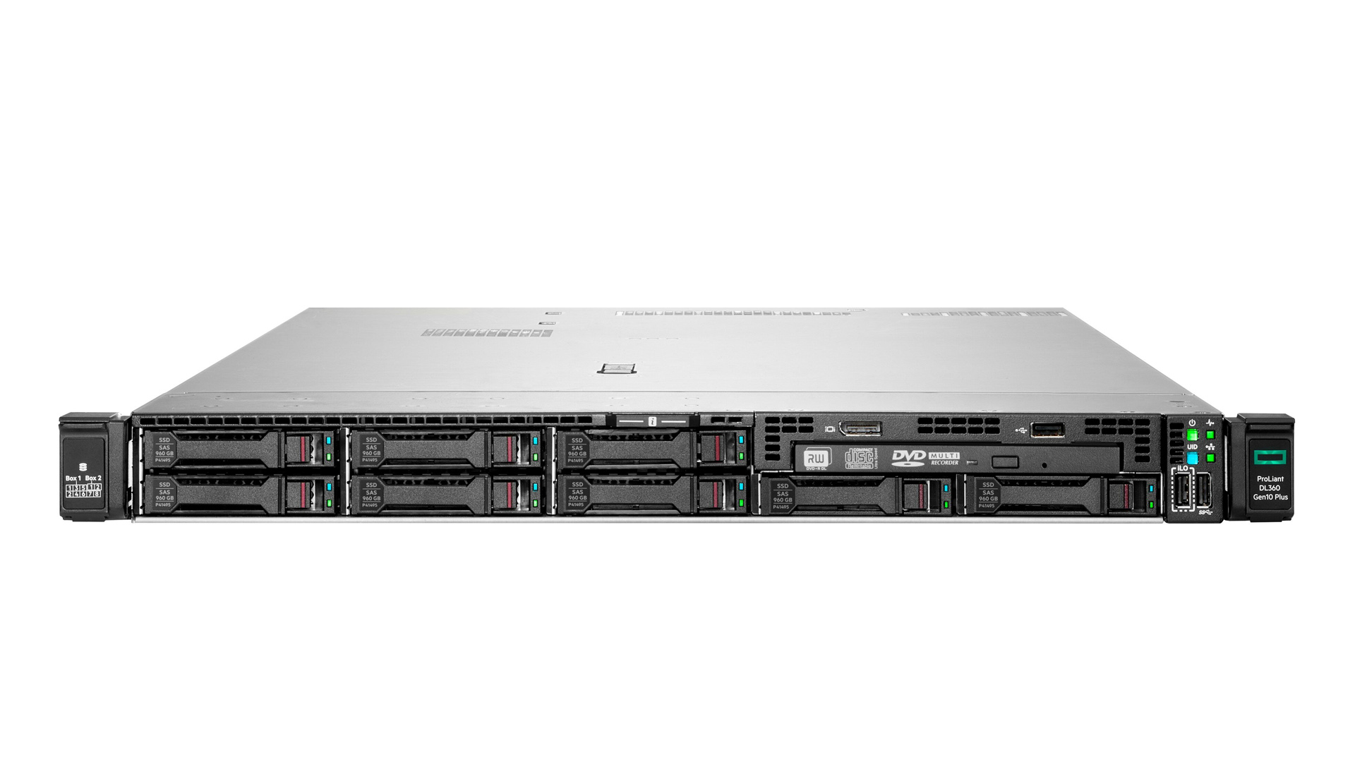 HPE ProLiant DL360 Gen10 Plus 8NVMe 2xPlatinum 8368Q 38-Core / 1536GB (24x64GB) / MR416i-a / CM5719 / 2x2200